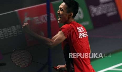 Pebulu Tangkis Indonesia Jonathan Christie.