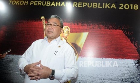 Bersama Majukan Bangsa. Mendes Eko Sandjojo menghadiri malam penganugerahan Tokoh Perubahan 2018 di Jakarta, Rabu (24/4/2019).