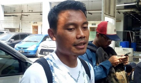 Gelandang Persib Dedi Kusnandar