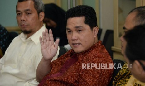 Ketua Tim Kampanye Nasional (TKN) Joko Widodo-Ma'ruf Amin, Erick Thohir.