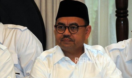 Deklarasi Calon Gubernur Jawa Tengah Partai Gerindra. Calon Gubernur Jawa Tengah dari Partai Gerindra Sudirman Said saat menghadiri deklarasi calon Gubernur Jawa Tengah dari Parati Gerindra di kediaman Prabowo, Kebayoran Baru, Jakarta, Rabu (13/12).