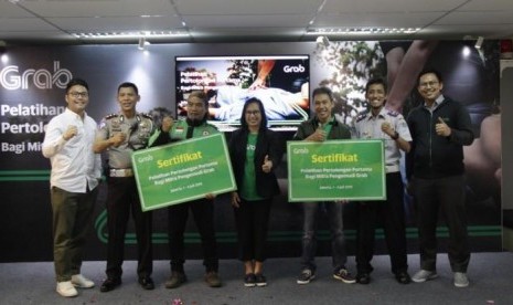 Grab Beri Driver Pelatihan Tanggap Darurat dan P3K. (FOTO: Ning Rahayu)