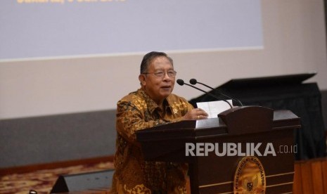 Menko Perekonomian Darmin Nasution pada acara peluncuran sistem pelayanan perizinan berusaha teringrasi secara elaktronik (Online Single Submission/OSS) beberapa waktu lalu.