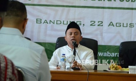 Muktamar ke-34 NU, Gus Hasan: Jadi Momentum Konsolidasi. Ketua PWNU Jabar KH Hasan Nuri Hidayatullah.