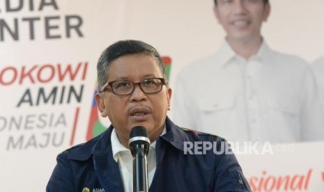 Sekretaris Tim Kampanye Nasional (TKN) Jokowi-Ma'ruf Hasto Kristiyanto 