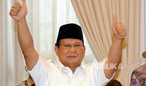 Gerindra Party general chairman Prabowo Subianto 