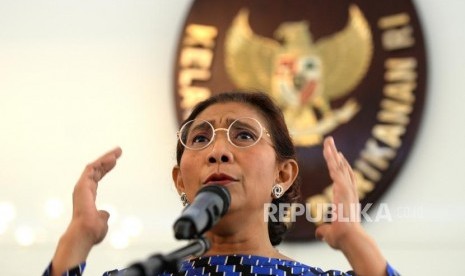 Menteri Kelautan dan Perikanan Susi Pudjiastuti 