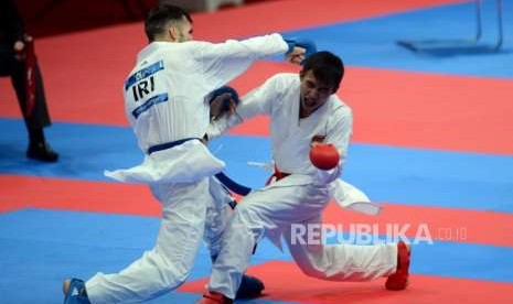 Pertandingan karate Asian Games 2018 (ilustrasi) 