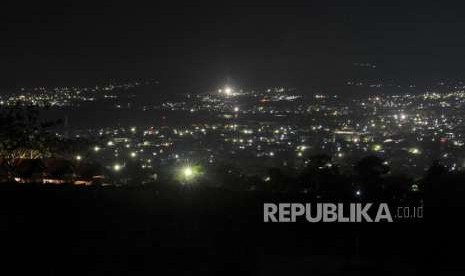 Palu city seen from Balaroa, Palu, Central Sulawesi, Monday  (Oct 8).