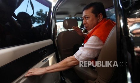 Tersangka kasus korupsi KTP Elektronik Setya Novanto 