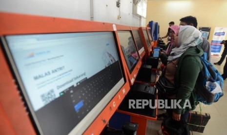 Penjualan tiket kereta, ilustrasi