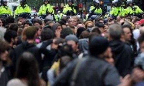 Demonstran Gugat Kuda Polisi di Melbourne 