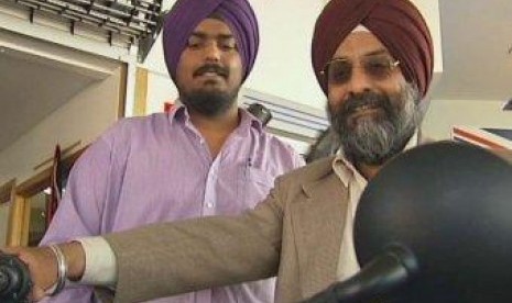 Harpreed Singh, warga kota Hobart yang gugat penggunaan helm