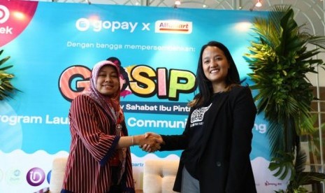 Sst...Go-Pay dan Alfamart Luncurkan GOSIP Buat Ibu-ibu Makin Bahagia. (FOTO: Go-Pay)