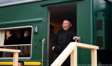 Pimpinan Korut Kim Jong Un Tiba di Rusia Untuk Temui Putin