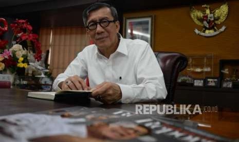 Menteri Hukum dan Hak Asasi Manusia, Yasonna Laoly 