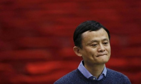 Emosional, Perpisahan Jack Ma dan Alibaba Ditutup Air Mata. (FOTO: Reuters/Bobby Yip)