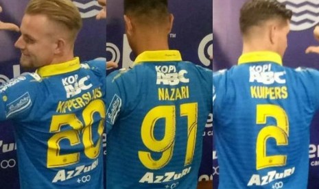 Ini Nomor Punggung Tiga Legiun Asing Anyar Persib