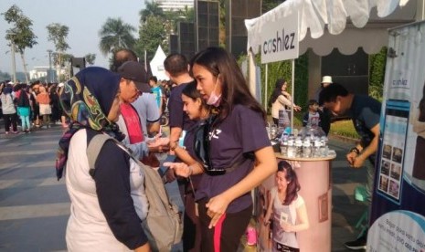 Di CFD, Cashlez Ajak Masyarakat Beralih ke Non-Tunai. (FOTO: Cashlez)