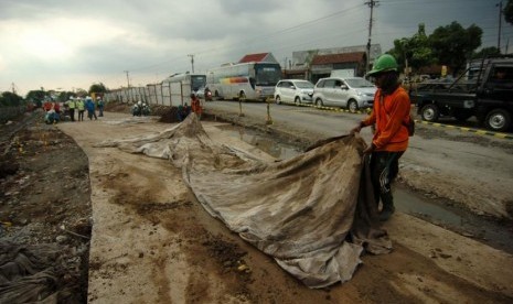 Ilustrasi proyek pembangunan underpass.