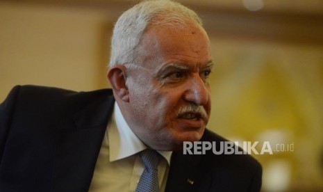 Menteri Luar Negeri Palestina Riad Al Maliki 