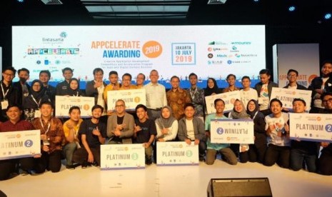 Ini Dia 9 Startup Pemenang Appcelerate 2019. (FOTO: Lintasarta)