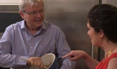 Kevin Rudd diwawancarai Annabel Crabb dari ABC