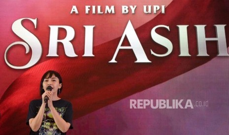 Sutradara film Sri Asih Upi menghadiri acara pengumuman peluncuran film Sri Asih saat jumpa pers di Mall Senayan City, Jakarta, Sabtu (21/9/2019).