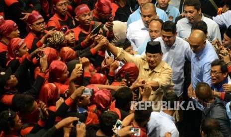 Calon Presiden Nomor Urut 02 Prabowo Subianto (ilustrasi).