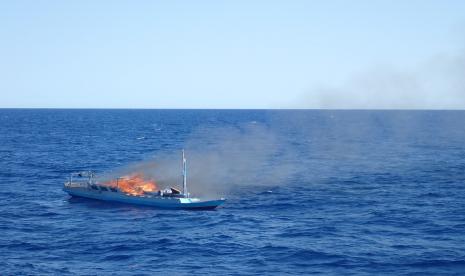 Australia Bakar Tiga Kapal Indonesia yang Menangkap Hasil Laut Ilegal