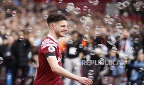 Kapten West Ham United Declan Rice. 