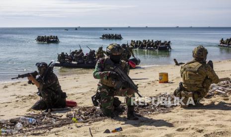 Ilustrasi latihan militer. Amerika Serikat (AS) dan Australia mengatakan akan mengundang Jepang untuk berpartisipasi dalam latihan militer gabungan di Australia. 