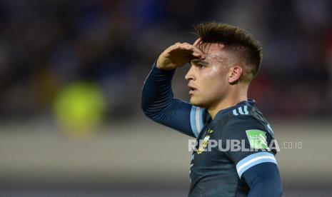 Striker timnas Argentina, Lautaro Martinez.