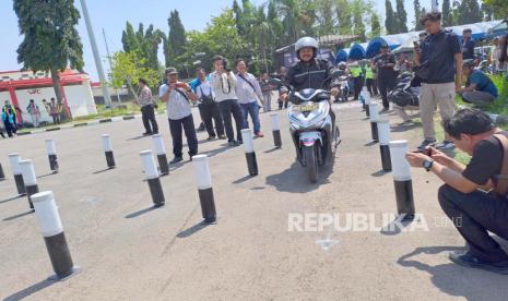 Satuan Lalu Lintas (Satlantas) Polres Indramayu menggelar kegiatan 