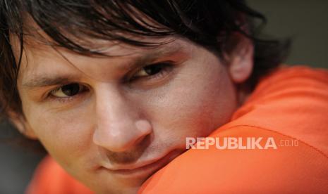 Lionel Messi saat berusia 21 tahun.