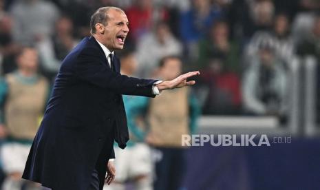 Pelatih Juventus, Massimiliano Allegri.