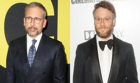 Steve Carell dan Seth Rogen.