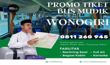 Harga Tiket Bus Mudik Tujuan Wonogiri Lebaran 2022