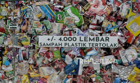 Foto ilustrasi sampah plastik.