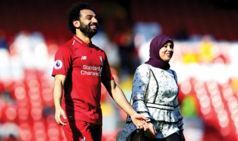 Magi Sadeq, istri Mohamed Salah (Mo Salah) bintang Liverpool