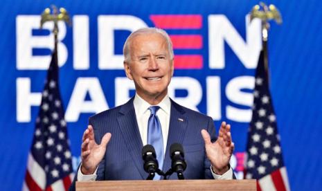 Rogoh Jutaan Dolar, 7 Raksasa Teknologi Ini Dukung Kampanye Joe Biden. (FOTO: REUTERS/Kevin Lamarque)