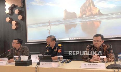 Paparan narasumber dalam Media Briefing ‘Melindungi UMKM dari Serbuan Produk Impor’ di Jakarta, Kamis (12/10/2023).