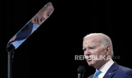 Presiden AS Joe Biden. Dalam pernyataan terbarunya, Biden menyebut Ukraina tidak akan dipermudah untuk masuk NATO.