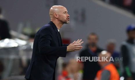 Pelatih Manchester United Erik ten Hag