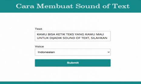 Sound of Text 