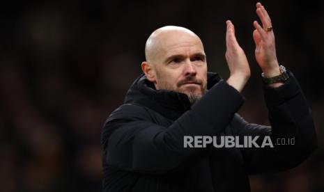 Pelatih Manchester United Erik Ten Hag 