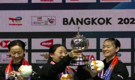 Tumbangkan China 3-2, Korea Selatan Juara Piala Uber 2022