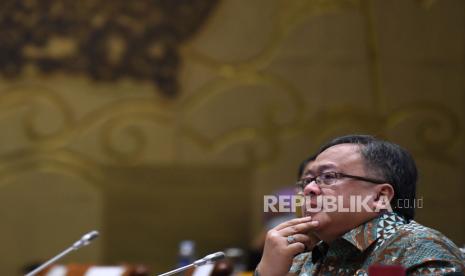 Menristek/Badan Ristek dan Inovasi Nasional (BRIN) yang juga Ketua Penanggung Jawab Tim Vaksin Merah Putih Bambang Brodjonegoro.