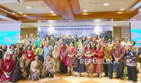 Perkumpulan Ahli Arkeologi Indonesia (IAAI) memperingati Hari Purbakala ke-110 di Museum Nasional, Jakarta Pusat, Rabu (14/6/2023).