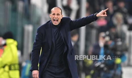 Pelatih Juventus, Massimiliano Allegri.